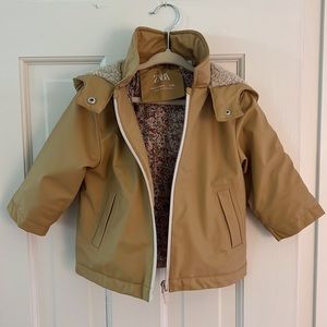 ZARA KIDS rubberized raincoat